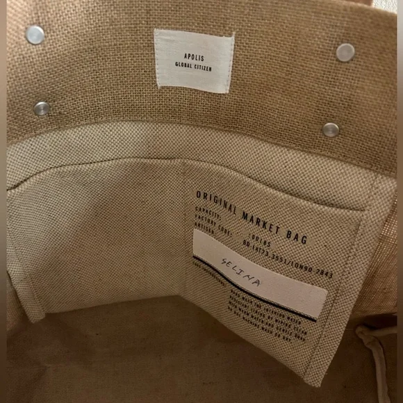 APOLIS GLOBAL CITIZEN ORIGINAL MARKET BAG NWOT - Picture 4 of 6